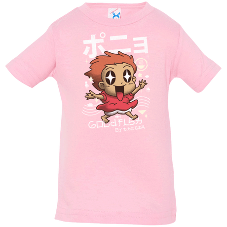 T-Shirts Pink / 6 Months Kawaii Gold Fish Infant Premium T-Shirt