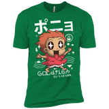 T-Shirts Kelly Green / X-Small Kawaii Gold Fish Men's Premium T-Shirt