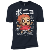 T-Shirts Midnight Navy / X-Small Kawaii Gold Fish Men's Premium T-Shirt