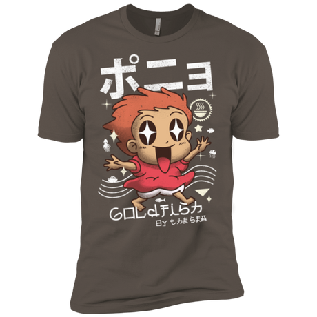 T-Shirts Warm Grey / X-Small Kawaii Gold Fish Men's Premium T-Shirt