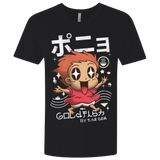T-Shirts Black / X-Small Kawaii Gold Fish Men's Premium V-Neck