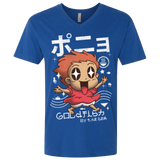 T-Shirts Royal / X-Small Kawaii Gold Fish Men's Premium V-Neck