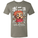 T-Shirts Venetian Grey / Small Kawaii Gold Fish Men's Triblend T-Shirt