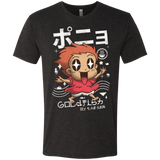 T-Shirts Vintage Black / Small Kawaii Gold Fish Men's Triblend T-Shirt