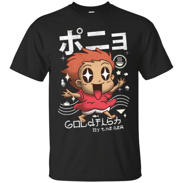 T-Shirts Black / Small Kawaii Gold Fish T-Shirt