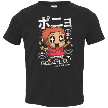 T-Shirts Black / 2T Kawaii Gold Fish Toddler Premium T-Shirt