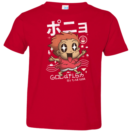 T-Shirts Red / 2T Kawaii Gold Fish Toddler Premium T-Shirt