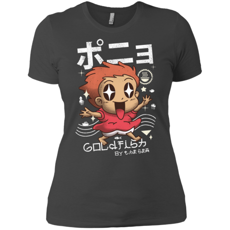 T-Shirts Heavy Metal / X-Small Kawaii Gold Fish Women's Premium T-Shirt