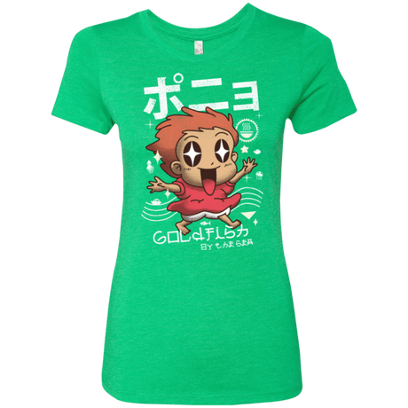 T-Shirts Envy / Small Kawaii Gold Fish Women's Triblend T-Shirt