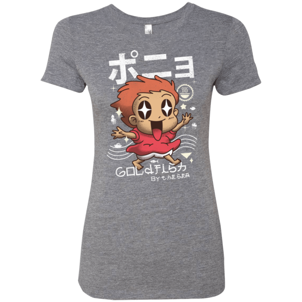 T-Shirts Premium Heather / Small Kawaii Gold Fish Women's Triblend T-Shirt