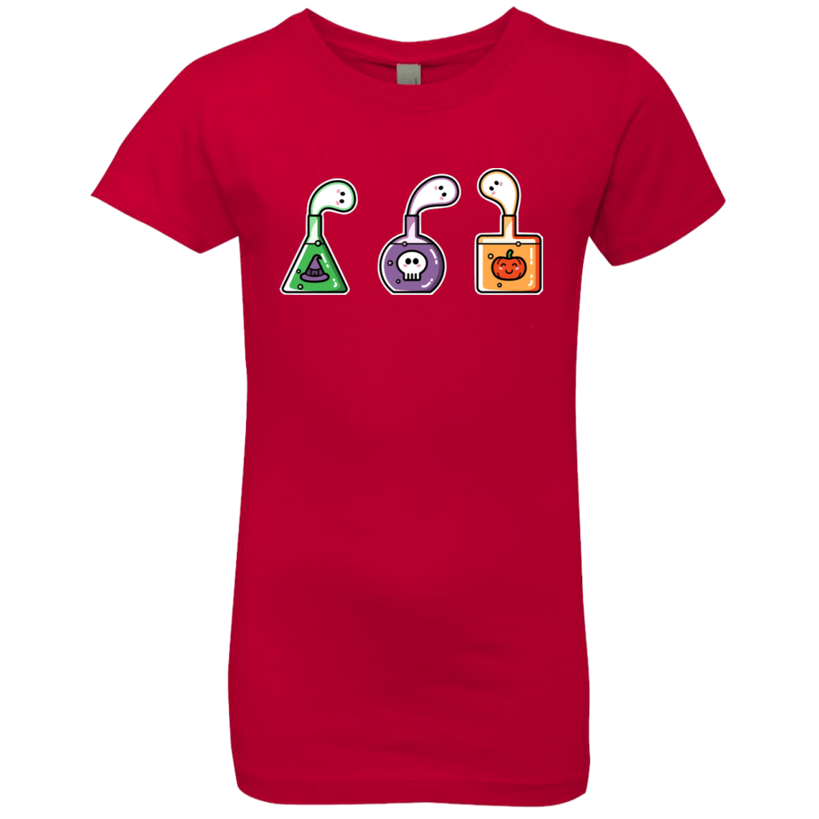 T-Shirts Red / YXS Kawaii Halloween Potions Girls Premium T-Shirt