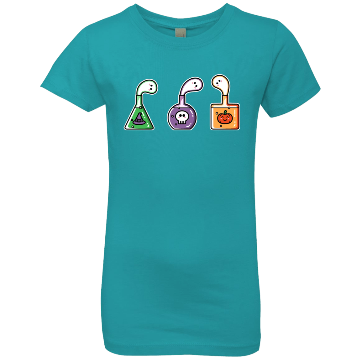 T-Shirts Tahiti Blue / YXS Kawaii Halloween Potions Girls Premium T-Shirt