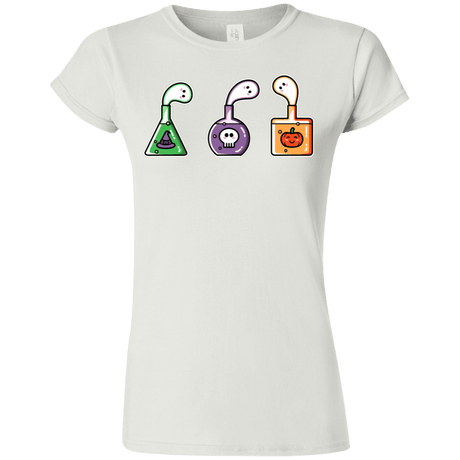 T-Shirts White / S Kawaii Halloween Potions Junior Slimmer-Fit T-Shirt