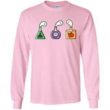 T-Shirts Light Pink / S Kawaii Halloween Potions Men's Long Sleeve T-Shirt