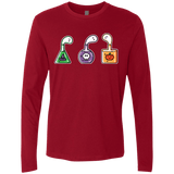 T-Shirts Cardinal / S Kawaii Halloween Potions Men's Premium Long Sleeve