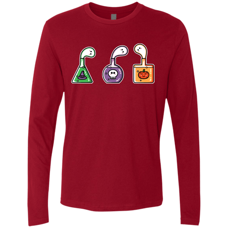 T-Shirts Cardinal / S Kawaii Halloween Potions Men's Premium Long Sleeve