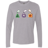 T-Shirts Heather Grey / S Kawaii Halloween Potions Men's Premium Long Sleeve