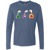 T-Shirts Indigo / S Kawaii Halloween Potions Men's Premium Long Sleeve