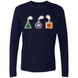 T-Shirts Midnight Navy / S Kawaii Halloween Potions Men's Premium Long Sleeve