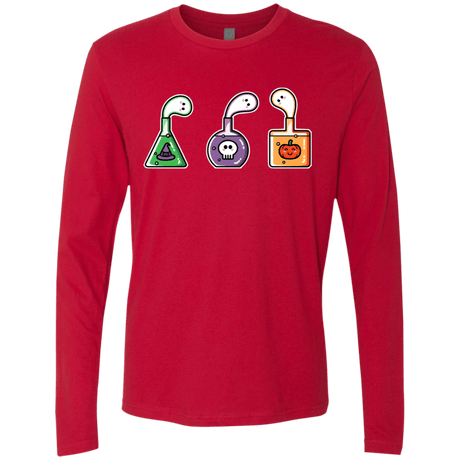 T-Shirts Red / S Kawaii Halloween Potions Men's Premium Long Sleeve