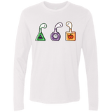 T-Shirts White / S Kawaii Halloween Potions Men's Premium Long Sleeve