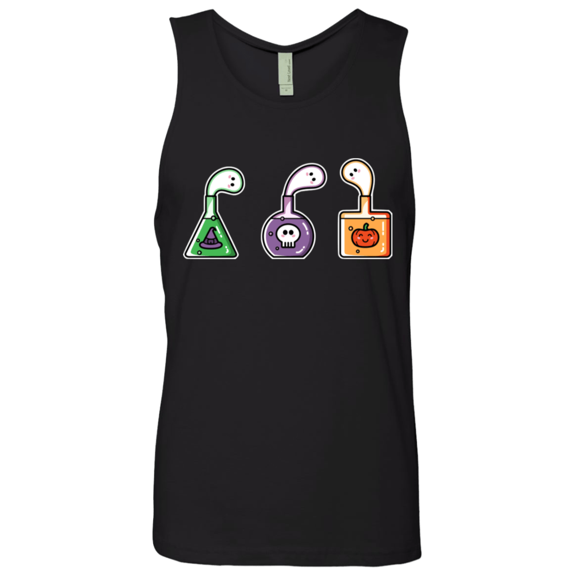 T-Shirts Black / S Kawaii Halloween Potions Men's Premium Tank Top