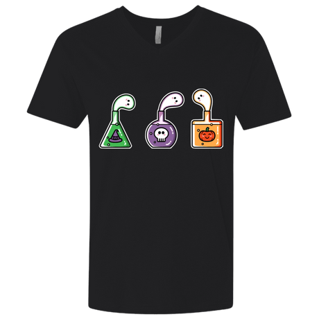 T-Shirts Black / X-Small Kawaii Halloween Potions Men's Premium V-Neck