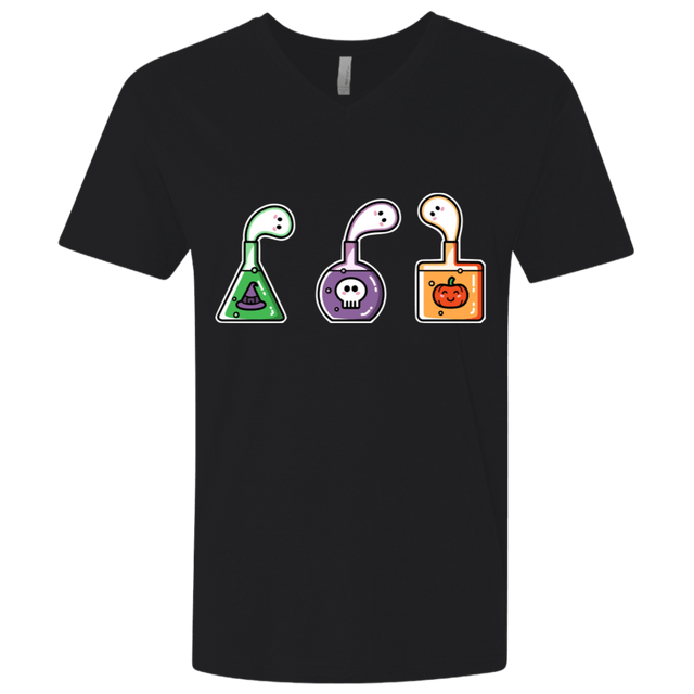 T-Shirts Black / X-Small Kawaii Halloween Potions Men's Premium V-Neck