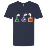 T-Shirts Midnight Navy / X-Small Kawaii Halloween Potions Men's Premium V-Neck