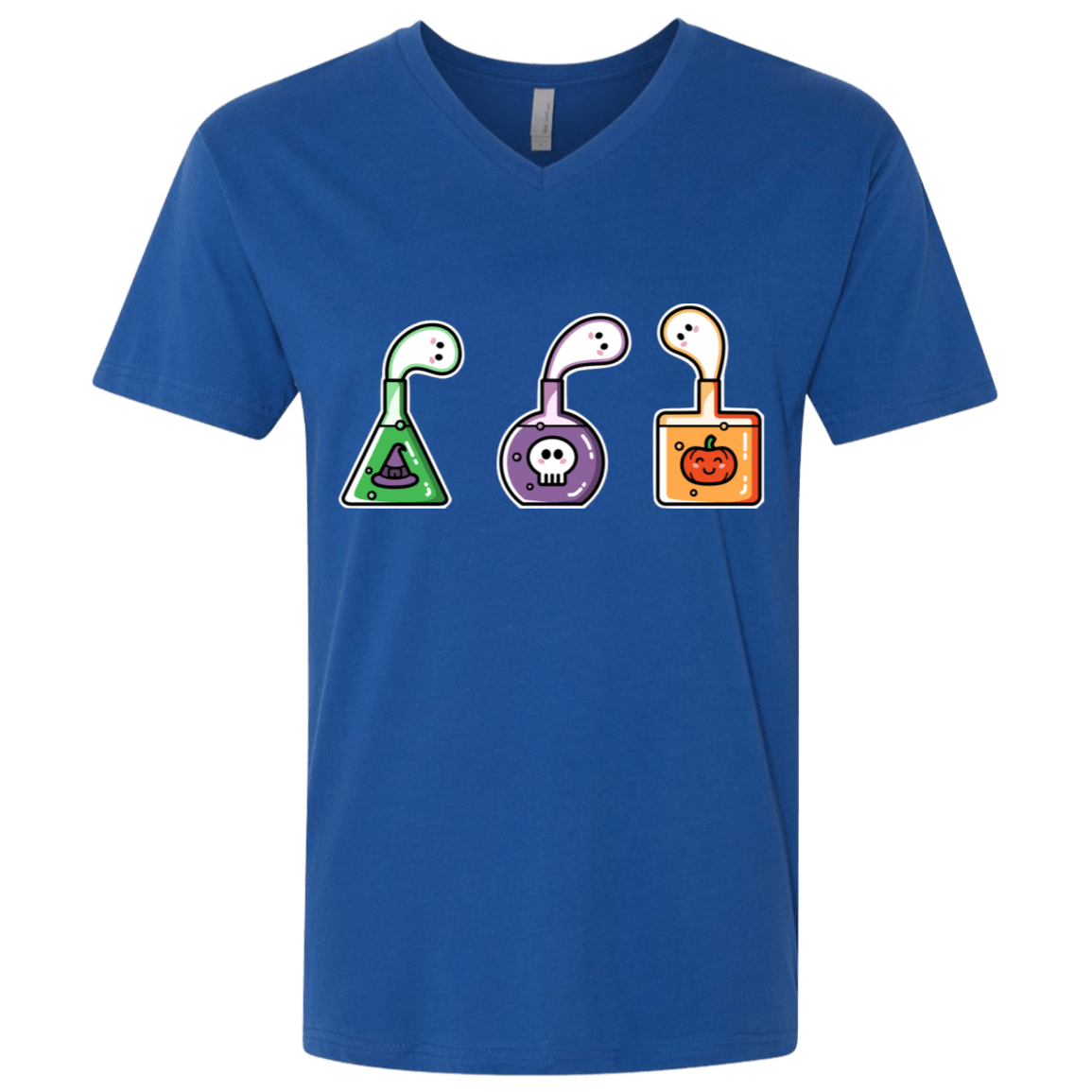 T-Shirts Royal / X-Small Kawaii Halloween Potions Men's Premium V-Neck
