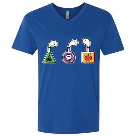 T-Shirts Royal / X-Small Kawaii Halloween Potions Men's Premium V-Neck