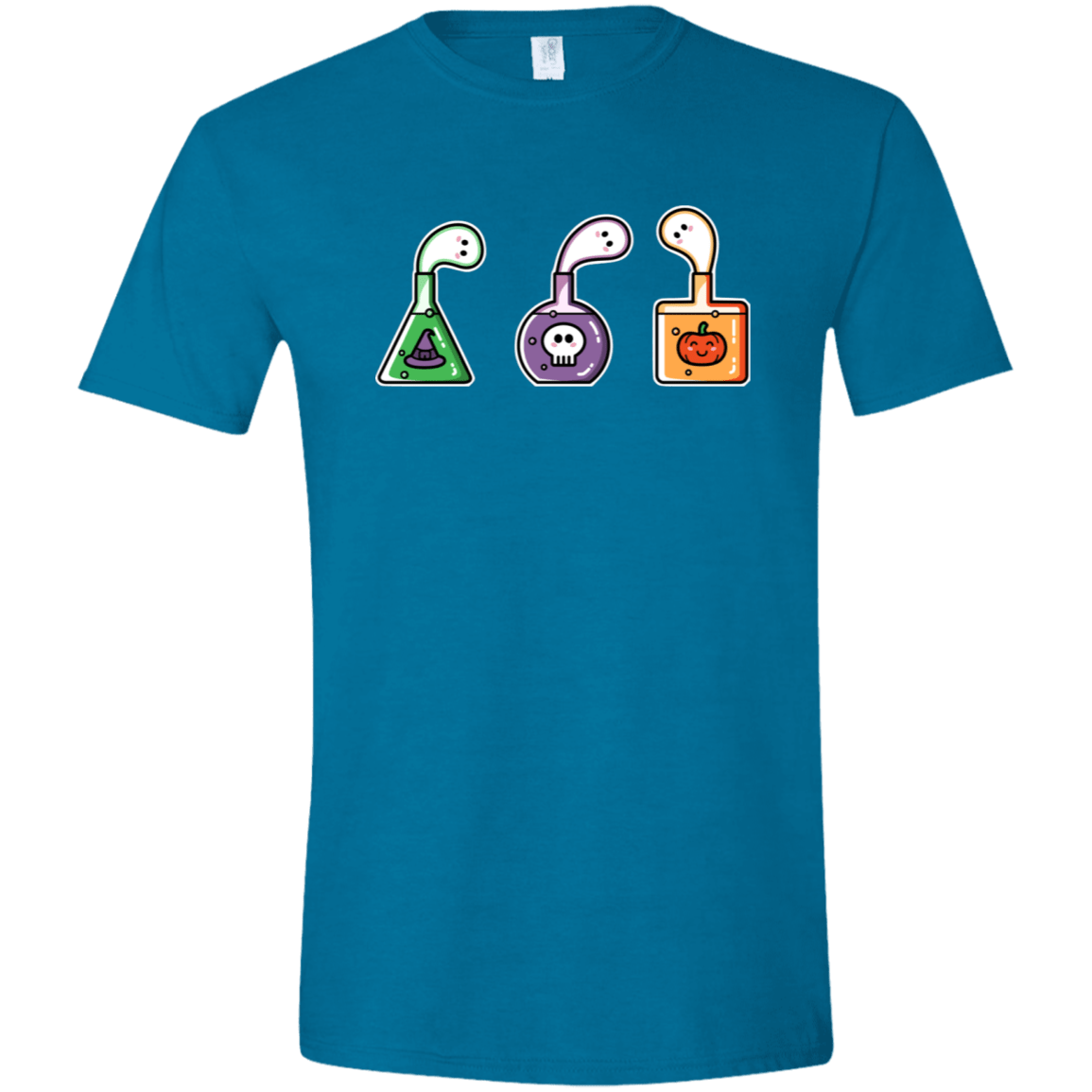T-Shirts Antique Sapphire / S Kawaii Halloween Potions Men's Semi-Fitted Softstyle
