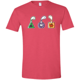 T-Shirts Heather Red / S Kawaii Halloween Potions Men's Semi-Fitted Softstyle
