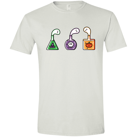 T-Shirts White / X-Small Kawaii Halloween Potions Men's Semi-Fitted Softstyle