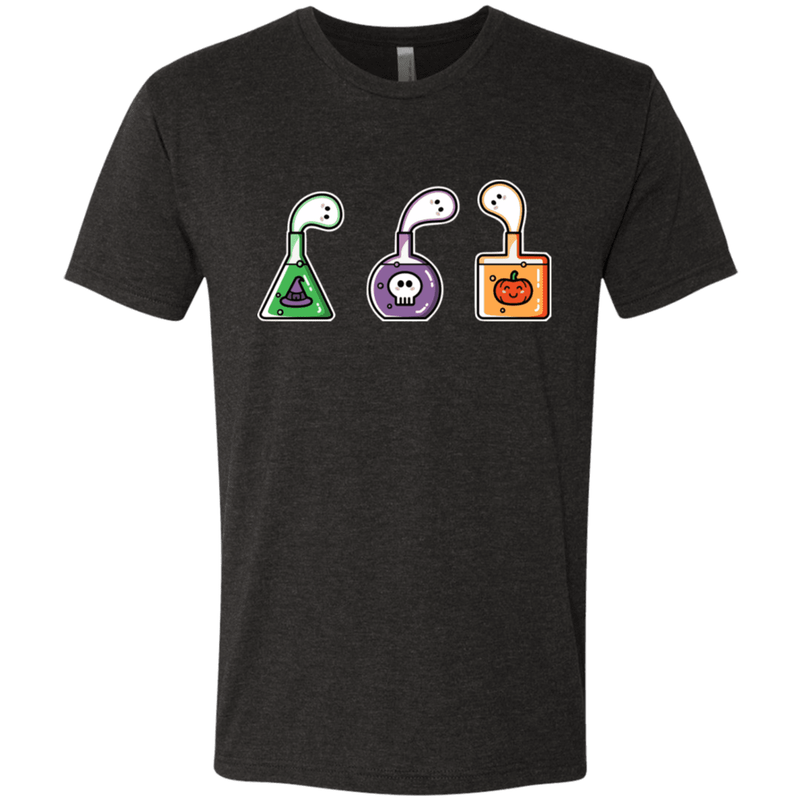 T-Shirts Vintage Black / S Kawaii Halloween Potions Men's Triblend T-Shirt