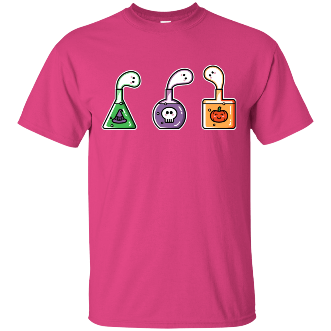 T-Shirts Heliconia / S Kawaii Halloween Potions T-Shirt