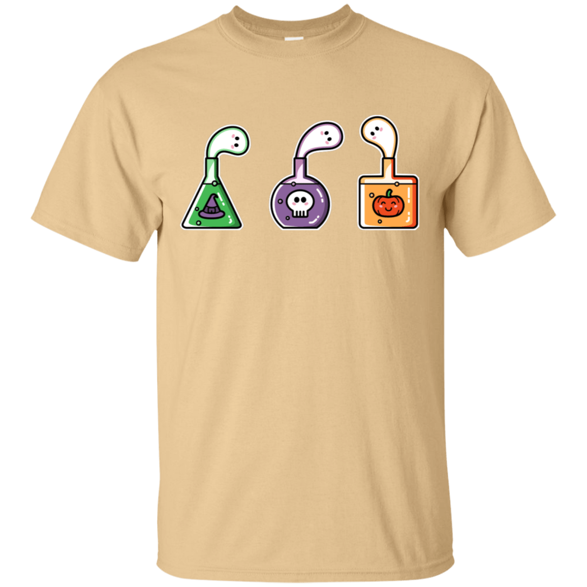 T-Shirts Vegas Gold / S Kawaii Halloween Potions T-Shirt