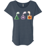 T-Shirts Indigo / X-Small Kawaii Halloween Potions Triblend Dolman Sleeve