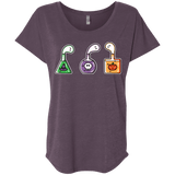 T-Shirts Vintage Purple / X-Small Kawaii Halloween Potions Triblend Dolman Sleeve