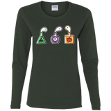 T-Shirts Forest / S Kawaii Halloween Potions Women's Long Sleeve T-Shirt