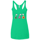 T-Shirts Envy / X-Small Kawaii Halloween Potions Women's Triblend Racerback Tank