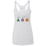 T-Shirts Heather White / X-Small Kawaii Halloween Potions Women's Triblend Racerback Tank