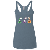 T-Shirts Indigo / X-Small Kawaii Halloween Potions Women's Triblend Racerback Tank