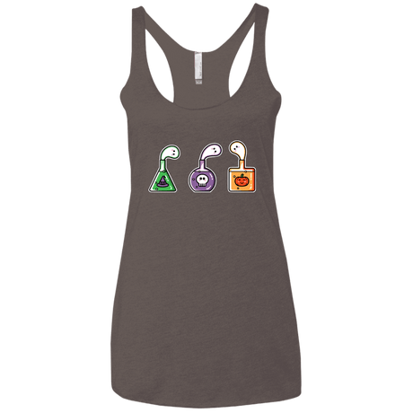 T-Shirts Macchiato / X-Small Kawaii Halloween Potions Women's Triblend Racerback Tank