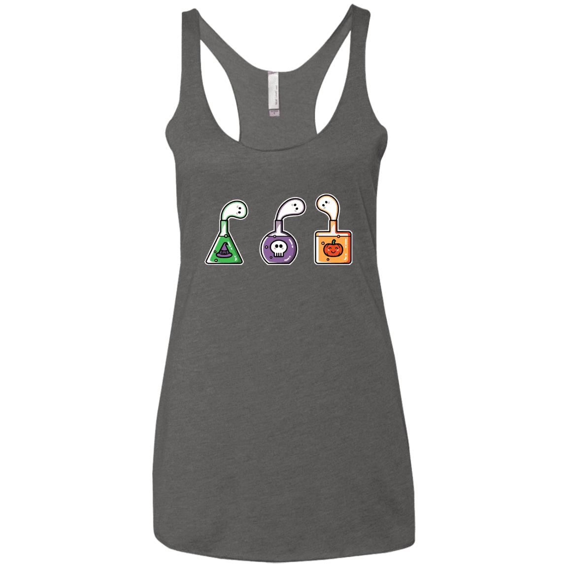 T-Shirts Premium Heather / X-Small Kawaii Halloween Potions Women's Triblend Racerback Tank