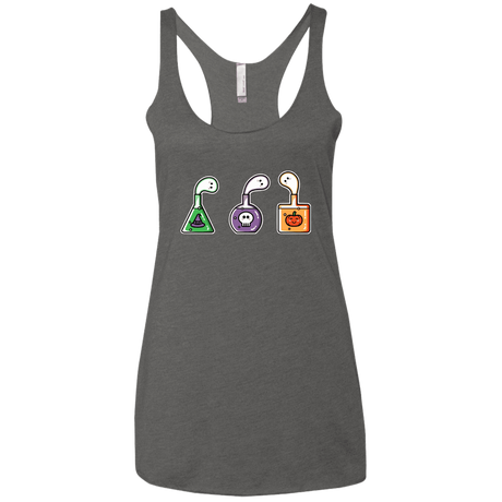 T-Shirts Premium Heather / X-Small Kawaii Halloween Potions Women's Triblend Racerback Tank