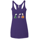 T-Shirts Purple Rush / X-Small Kawaii Halloween Potions Women's Triblend Racerback Tank