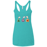 T-Shirts Tahiti Blue / X-Small Kawaii Halloween Potions Women's Triblend Racerback Tank