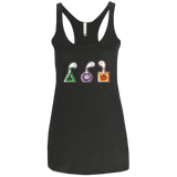 T-Shirts Vintage Black / X-Small Kawaii Halloween Potions Women's Triblend Racerback Tank