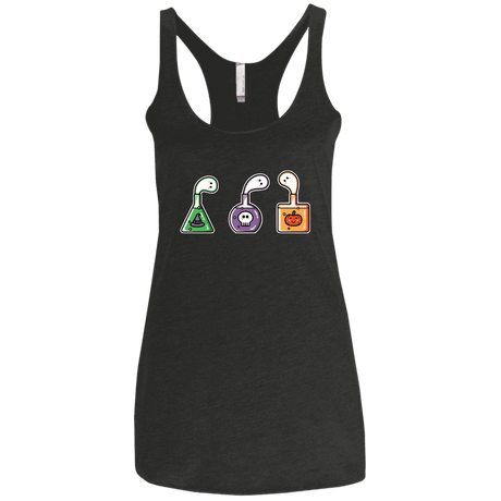 T-Shirts Vintage Black / X-Small Kawaii Halloween Potions Women's Triblend Racerback Tank